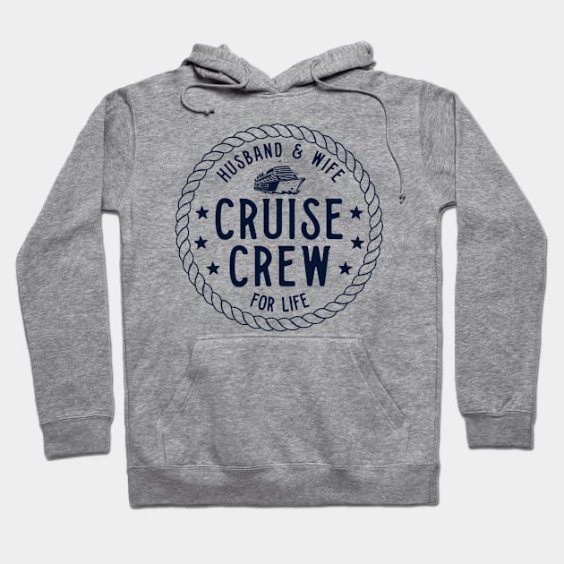 Husband And Wife Cruise Partners For Life Anniversary Hoodie by 14thFloorApparel